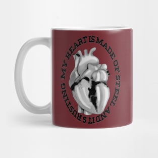 Heart of Black Steel Mug